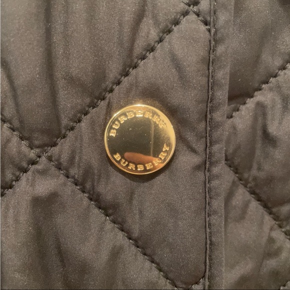 Burberry Black Quilted Jacket XS - Picture 3 of 6